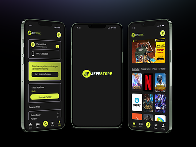 Top Up Game App - JepeStore game apps top up game ui top up game ui ux design