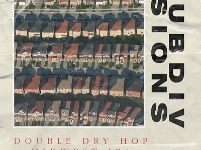 Subdivisions Beer Label beer branding brewery design graphic design package design