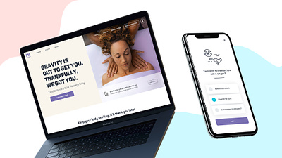 Massage Envy: Web & App app design ui web
