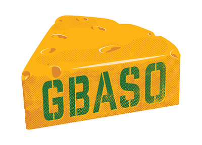 Green Bay Action Sports Organization - Cheesehead action sports apparel design branding cheesehead decal design foam graphic design green bay illustration lettering logo logotype skate skateboarding stickers t shirt vector wisconsin