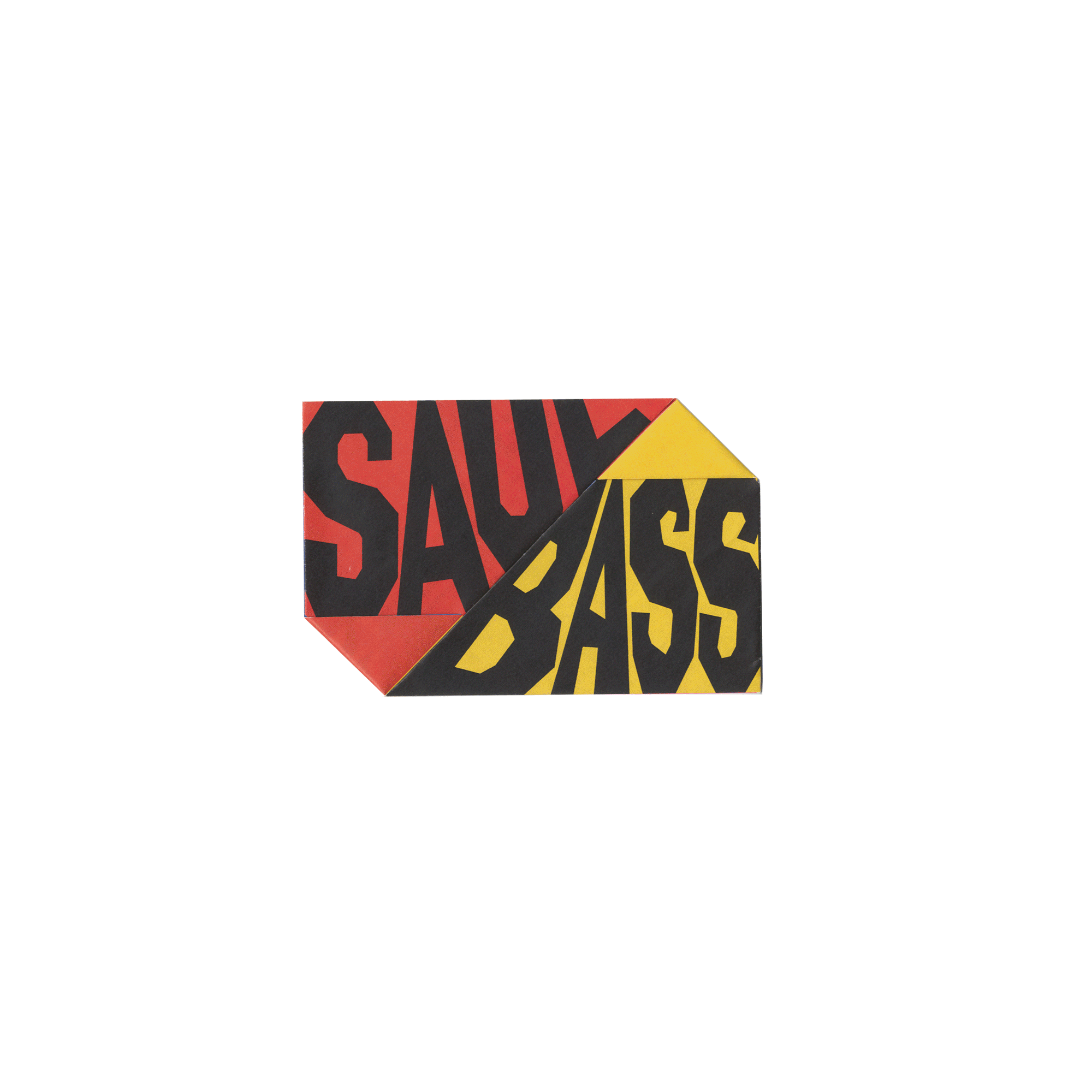 Saul Bass Brochure brochure design layout design origami paper engineering print saul bass