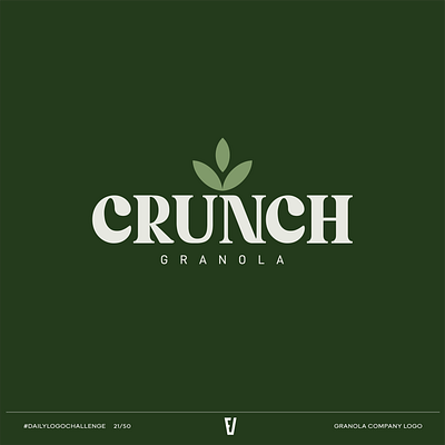 Crunch - Day 21 Daily Logo Challenge branding logo