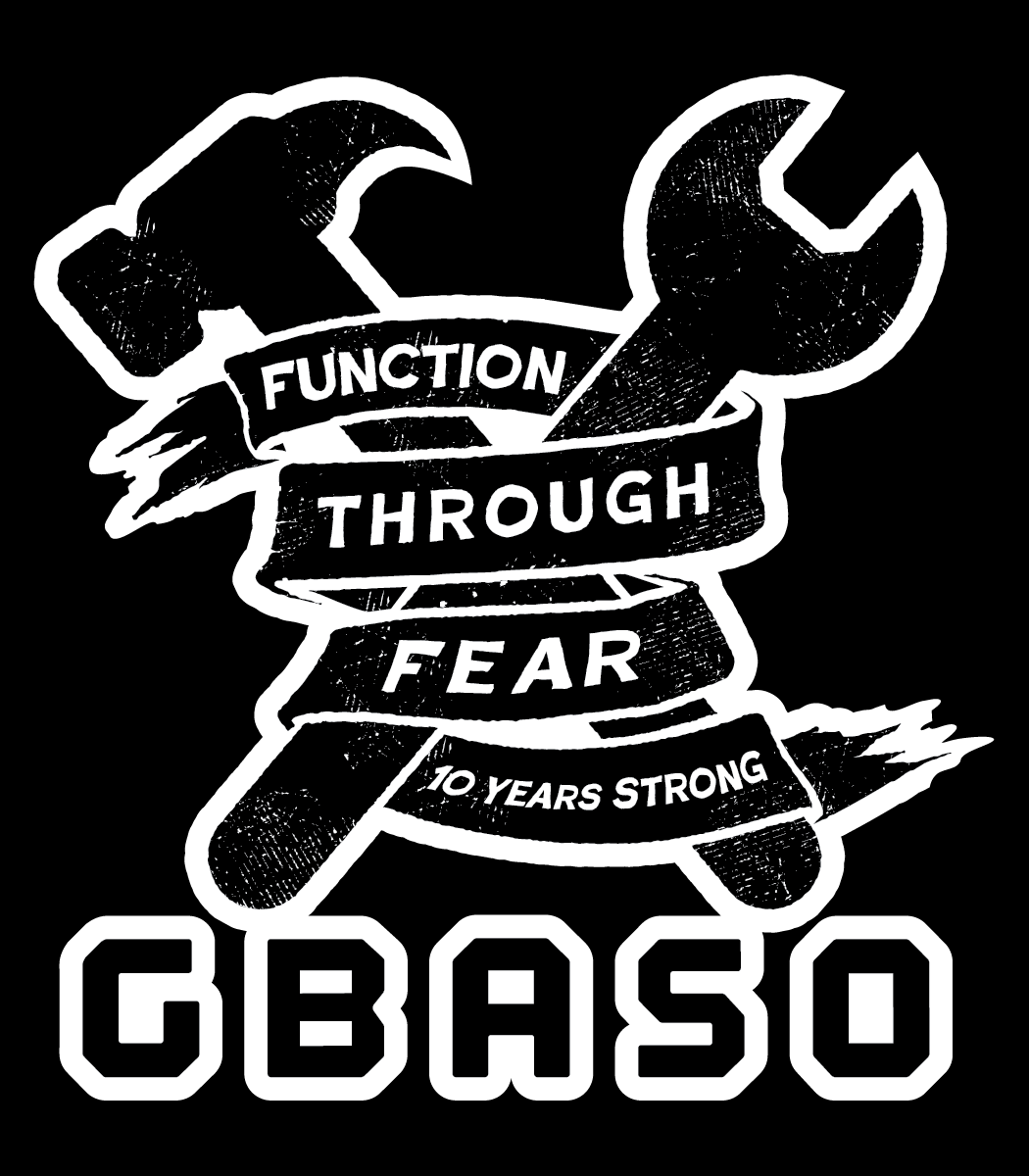Green Bay Action Sports Organization - 10 Year Logo 10 anniversary apparel design branding community design graphic design illustration lettering logo logotype skateboarding t shirt vector wisconsin x years