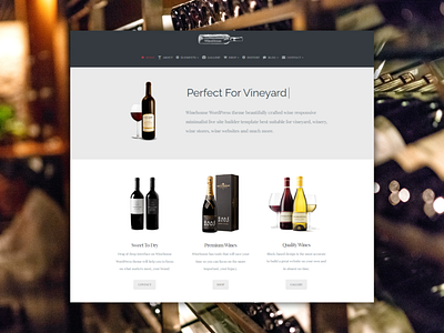 WineHouse - Winery WordPress Theme by Visualmodo 3d graphic design plugins site builder templates theme ui wine winery wordpress