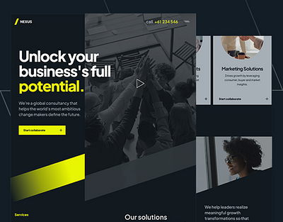 Finance Website Design business business growth consultancy customers insights data analysis figma marketing startup uiux user interface web design