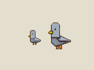 pixel pigeon bird illustration bird logo pigeon pixel pigeon bird