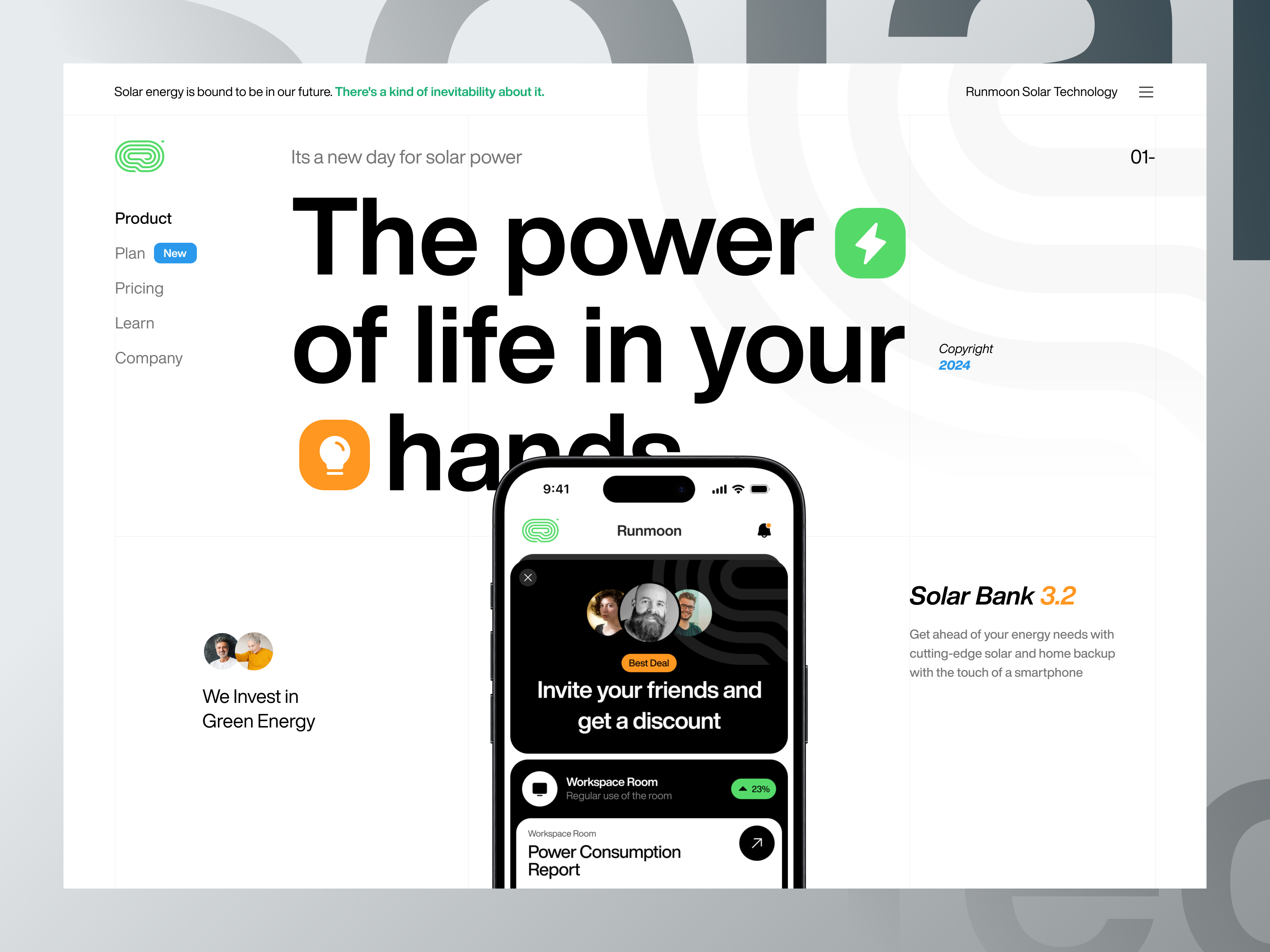 Example of Modern Minimalist Website Design