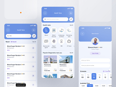 Medicare App UI Exploration app design doctor health health tracking healthcare healthtech hospital medical care medical tracking app medical website medicine online medicine