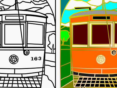 RockhillTrolley_York163_Pin coloring hill museum pennsylvania pin poster rock streetcar transportation trolley
