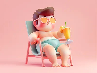 cartoon man sunbathing , Cartoon man relax on beach 3d cartoon beach 3d cartoon character 3d cartoon man 3d cartoon style 3d illustration 3d illustration man beach cartoon man branding cartoon character man cartoon guy beach cartoon man on beach | cartoon man relax on beach cartoon sunbathing man fiverr funny cartoon man on beach gerdoo graphic design illustration man on beach 3d relaxing cartoon man