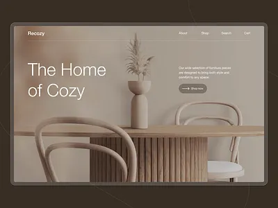 Furniture Landing Page business clean community ecommerce furniture home landing landing design landing page layout product schedule shop shop online shopify ui web design website website design