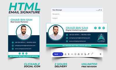 clickable html email, gmail signature design or yahoo signature email signature html