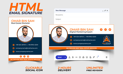 clickable html email, gmail signature design or yahoo signature email signature html