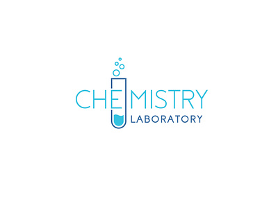 Chemistry Laboratory Logo chemist logo creative logo lab logo laboratory logo logo logo design minimal logo minimalist logo simple logo