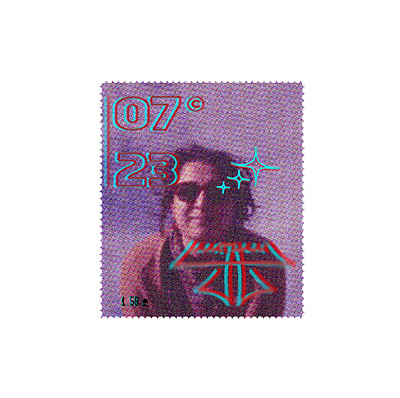 Stamp graphic design illustration