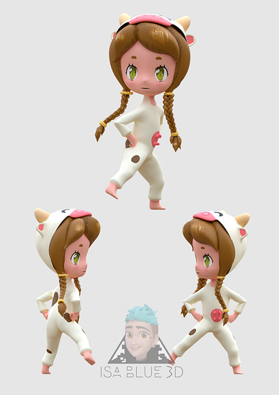 3D stilized character chibi 3d 3dcharacter 3dstylizedcharacter