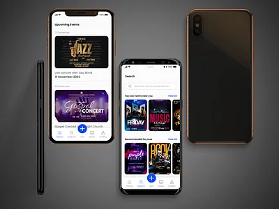 Bookito: Event Booking App - UI/UX Design animation figma graphic design logo photoshop ui uiux