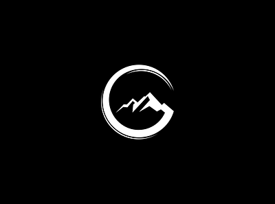 G mountain logo branding design graphic design illustration lettering logo minimalist sketch ui vector