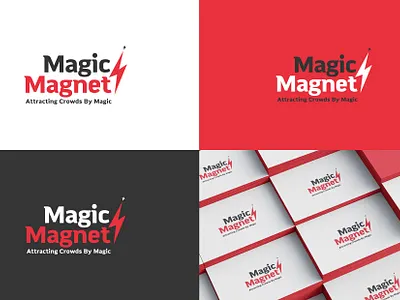 Creative logo design for magic magnet. brand kit branding lead logo lead magnet lead magnet logo logo logo design magic magic logo magic logo dribbble magic show magic show logo magic spell logo magician magician logo sales logo thunder thunder logo trade show trade show logo