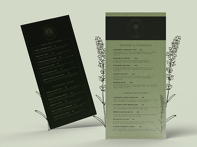 Botanic Bites | Fine Dining Botanical Restaurant Branding adobe adobe illustrator adobe indesign adobe photoshop botanic botanical brand brand design brand designer brand identity design branding fine dining fine dining branding menu menu design minimal print print design print layout restaurant branding