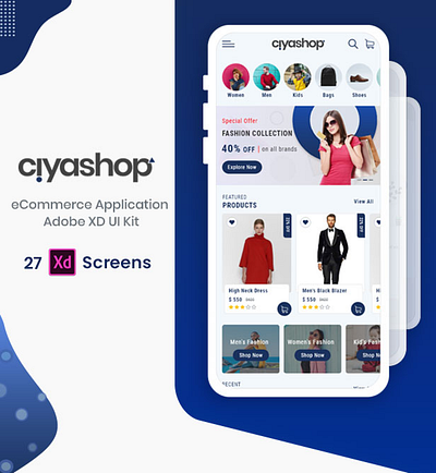 Ciya Shop Mobile App app branding design graphic design illustration logo typography ui ux vector
