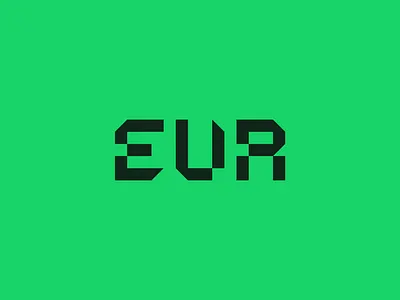 EUR Logo 36daysoftype logo alphabet logo branding eur logo identity letter logo letter mark logo logo logo design logotype mark logo monogram logo symbol logo typography vector
