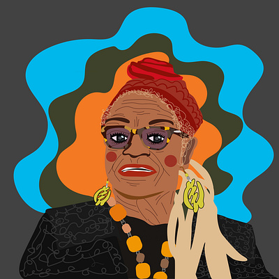 Faith Ringgold 2d adobe illustrator art design flat illustration graphic design illustration ui vector