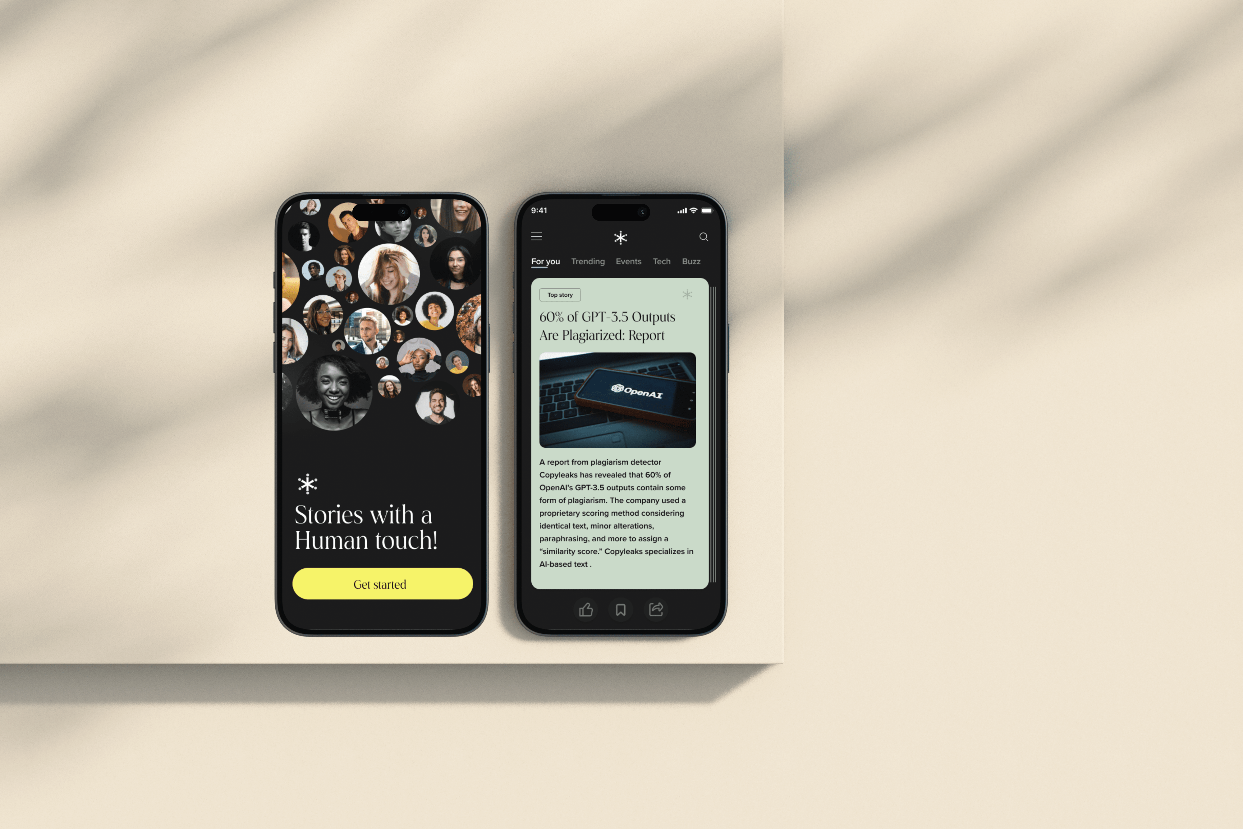 News app - Short news - Tech news android app design article case study daily ui dark mode feed iphone journalism media app mobile news news app news paper news tech short news technews template ui website news