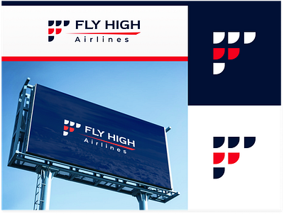 Logo Design - Flyhigh Airlines branding design graphic design logo typography ui ux