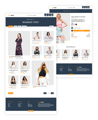 Fashion eCommerce Website Design ecommerce ui ecommerce website design fashion ecommerce website ui ui design website design