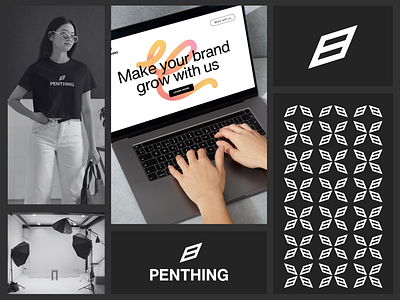 Penthing - Logo Branding branding graphic design logo motion graphics
