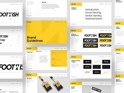 Footwish - Brand Guidelines brand brand guide brand guidelines brand identity branding ecommerce fashion fashion branding foot guide guidelines logo logo design shoe branding shoes visual identitiy