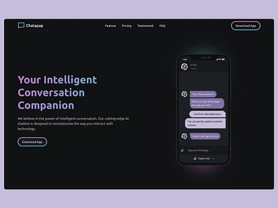 AI App Chatbot Website Template (Webflow) ai ai chatbot ai web design ai website ai website design app website artificial intelligence artificial intelligence website chatbot chatbot website chatbots dark landing page one page website web design web design template webflow webflow template webflow website