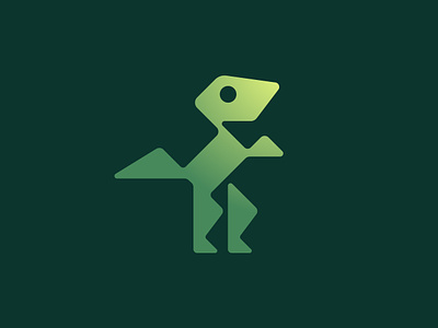 Dino brand branding design dino dinosaur elegant flat geometry gradient graphic design illustration logo logotype mark minimalism minimalistic modern sign