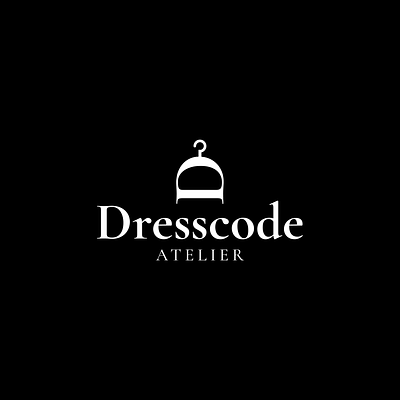 Dresscode atelier atelier brand branding clothes code design dress identity logo logotype sew shop tailor