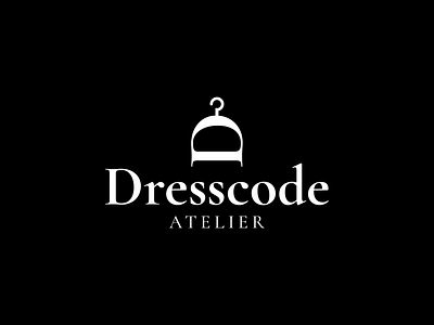 Dresscode atelier atelier brand branding clothes code design dress identity logo logotype sew shop tailor