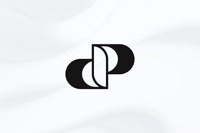dp or pd letter mark logo branding creative d design dp dp logo flat font graphic design illustration letter line art logo logo designs logos modern logo outline p pd text