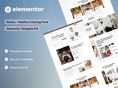 Healthy Catering Food Elementor Template Kit catering creative agency design digital agency elementor template kit elementor ui design food healthy ui uidesign uikits uiux webdesign website agency website design