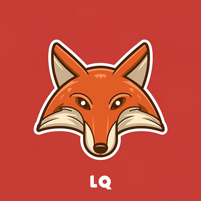 Fox Logo illustration. branding graphic design logo ui
