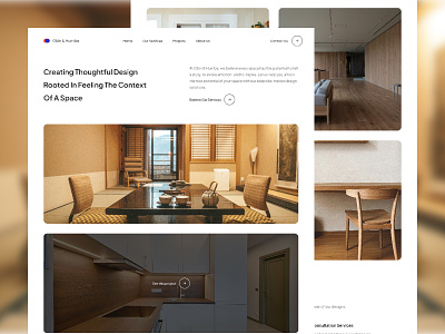 Obin & Humba Web Design | UI Exploration design design interior designer property ui design uiux ux web webdesign websitedesign