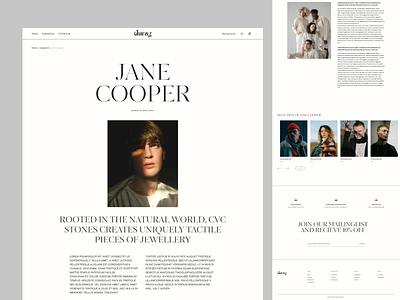 E-commerce - Designer Page Website Design branding design ecommerce ecommerceweb ui uidesign uiuxdesign website websitedesign