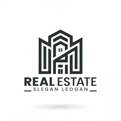 Real Estate Logo vector, illustration. branding logo ui