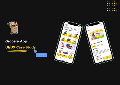 Grocery App UI/UX Case Study app design case study figma grocery app ui uiux website