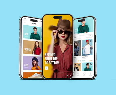 E-commerce App - UX/UI Design app branding clothing design e commerce app uxui design fashion figma graphic design mobile ui ux