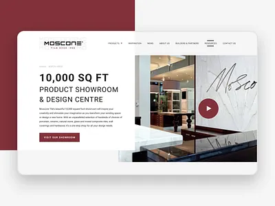 MOSCONE tile center website figma graphic design tile website uiux website wireframing