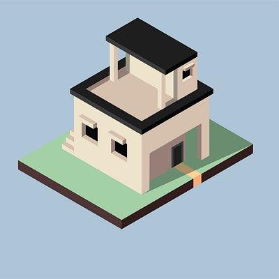 isometric house