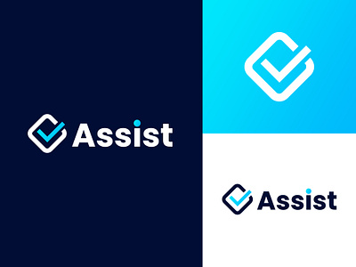 Assist® Logo Design a logo a logo design agency logo branding c logo logo logo design minimalist logo modern logo social media logo tech logo