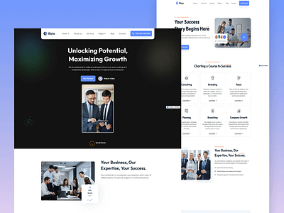 Bizio - Consulting Website Template agency business cms coaching consulting consulting firms corporate digital agencies ecommerce it company marketing professional website seo friendly small business startup webflow template website template