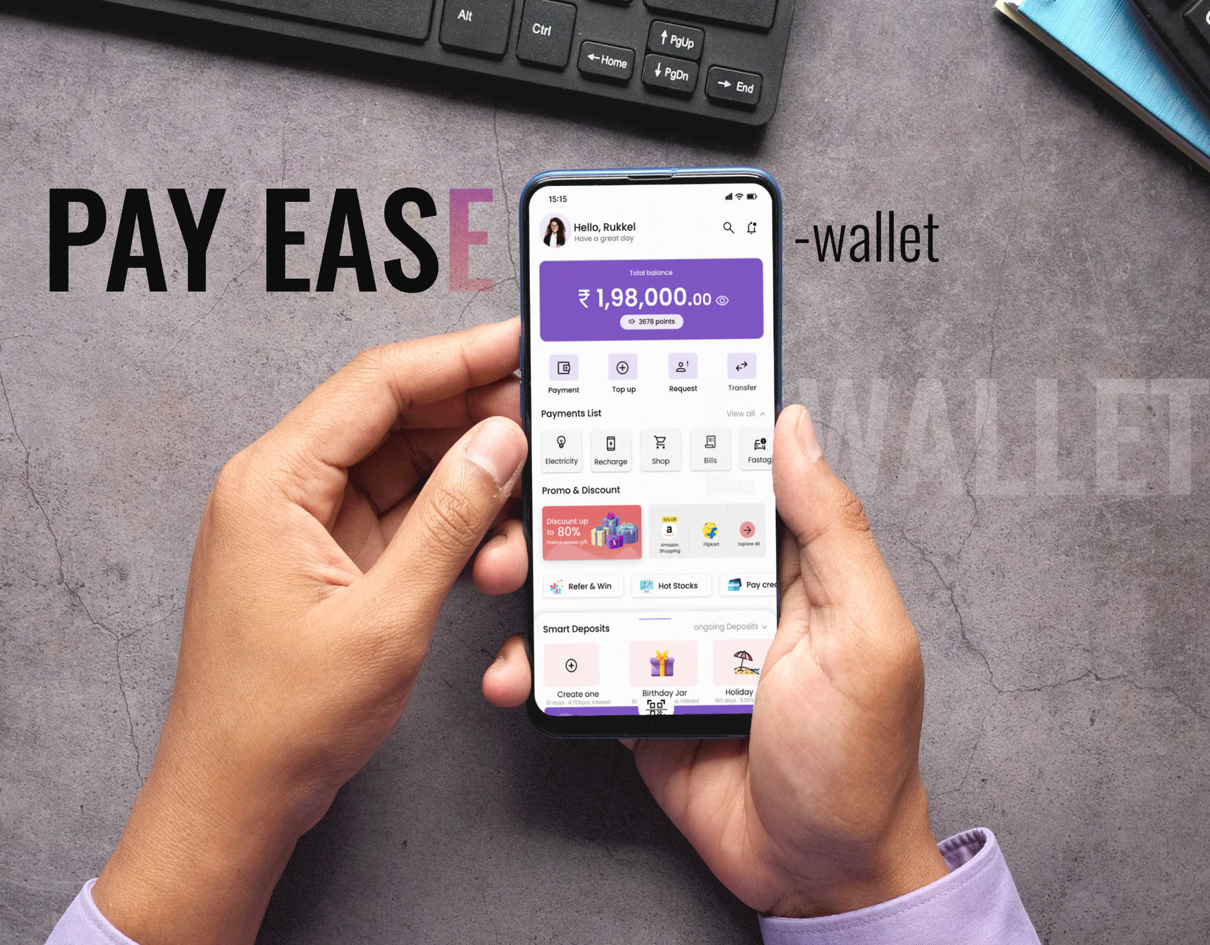 PAYEASE E-Wallet App app design e wallet figma finance mob app ui uidesign uiscreens uiuxdesign ux design