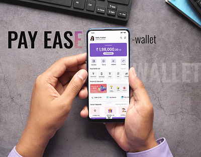 PAYEASE E-Wallet App app design e wallet figma finance mob app ui uidesign uiscreens uiuxdesign ux design
